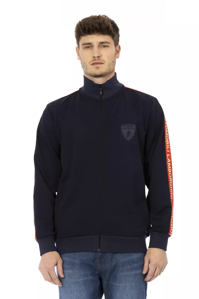 Automobili Lamborghini Blue Polyester Sweater - DEA STILOSA MILANO