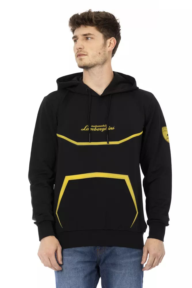 Automobili Lamborghini Black Polyester Sweater - DEA STILOSA MILANO