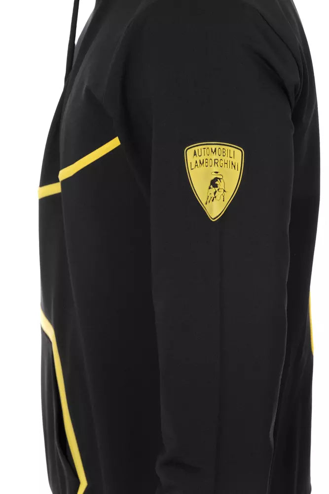 Automobili Lamborghini Black Polyester Sweater - DEA STILOSA MILANO
