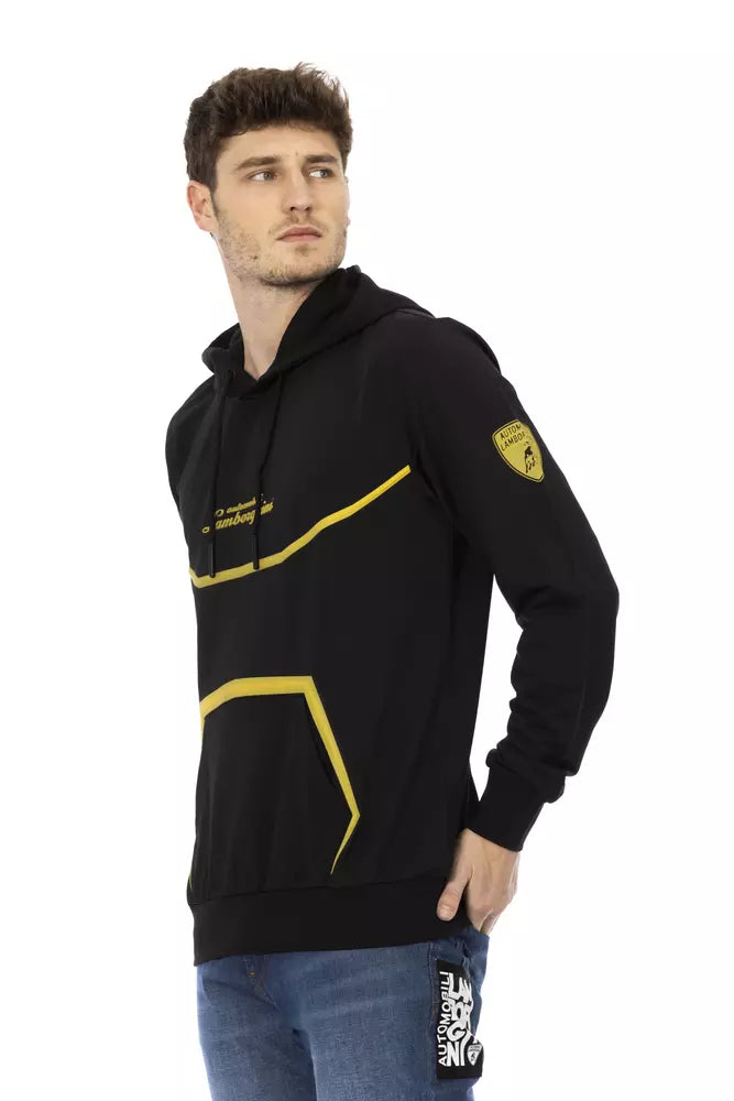 Automobili Lamborghini Black Polyester Sweater - DEA STILOSA MILANO