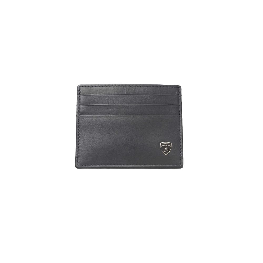 Automobili Lamborghini Blue CALF Leather Wallet - DEA STILOSA MILANO