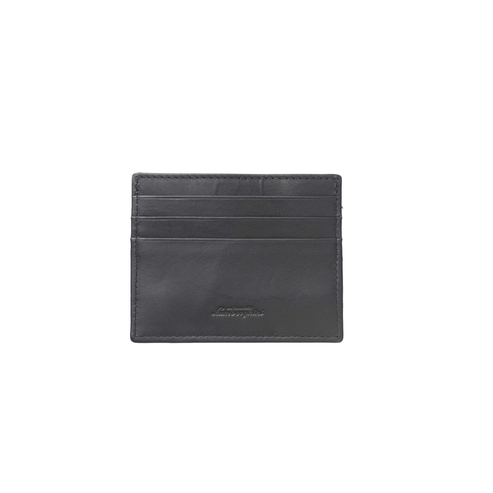 Automobili Lamborghini Blue CALF Leather Wallet - DEA STILOSA MILANO