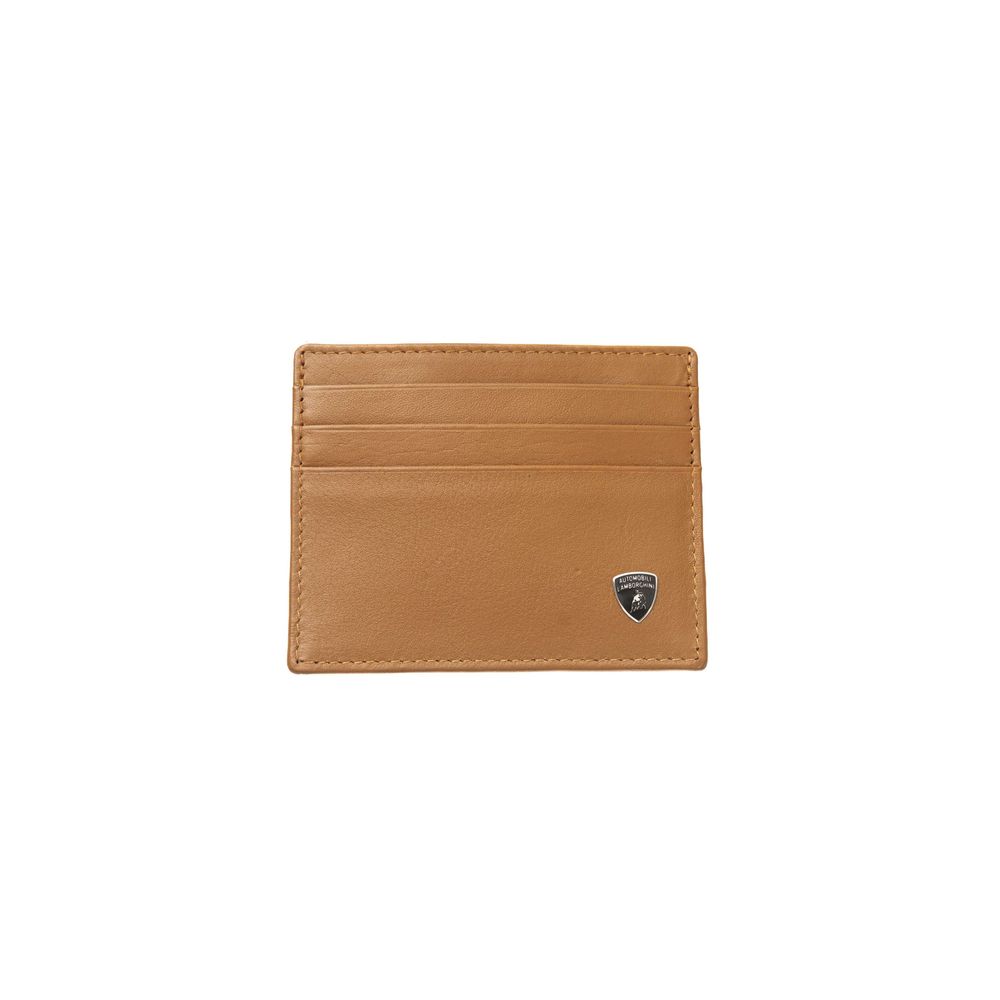 Automobili Lamborghini Yellow CALF Leather Wallet - DEA STILOSA MILANO