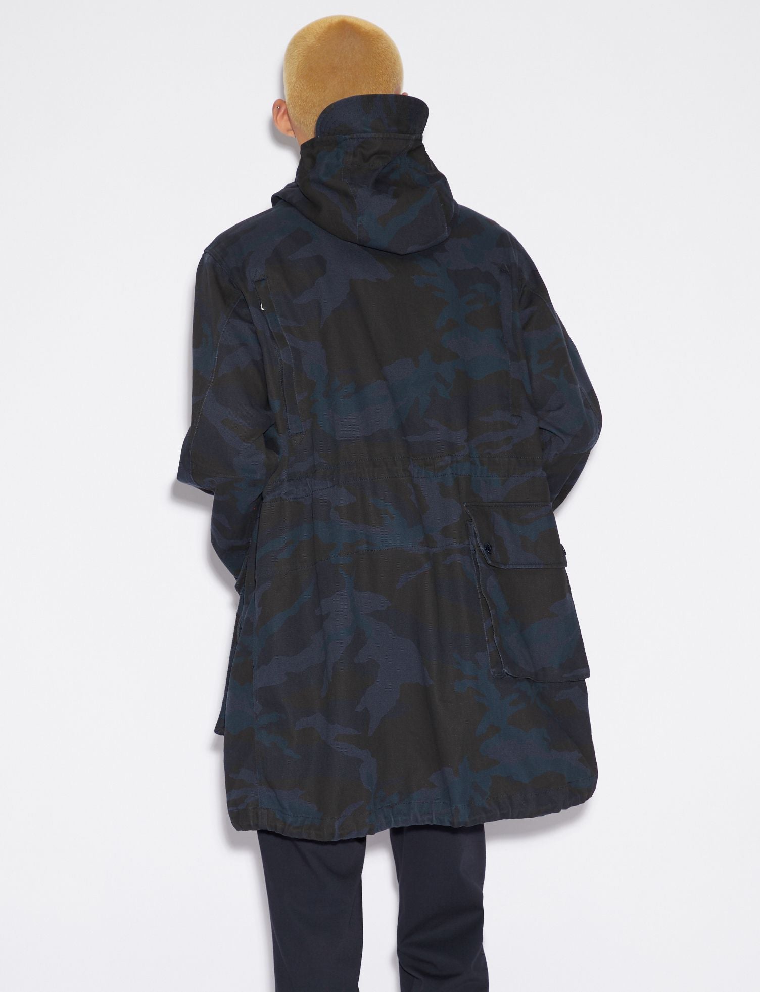 Armani Exchange Blue Cotton Jacket - DEA STILOSA MILANO