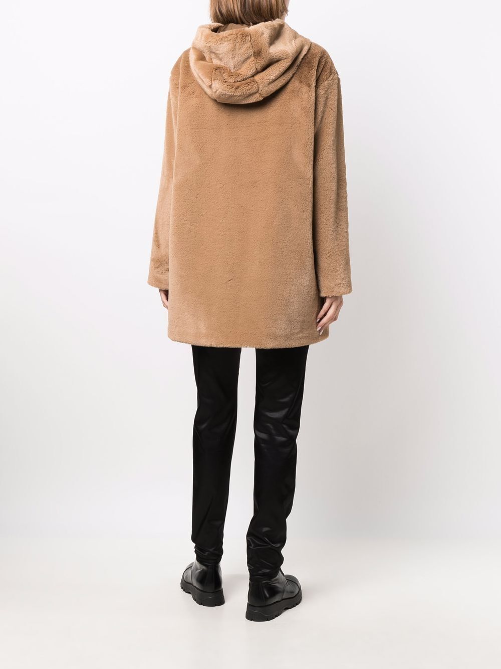 Love Moschino Beige Polyester Jackets & Coat - DEA STILOSA MILANO