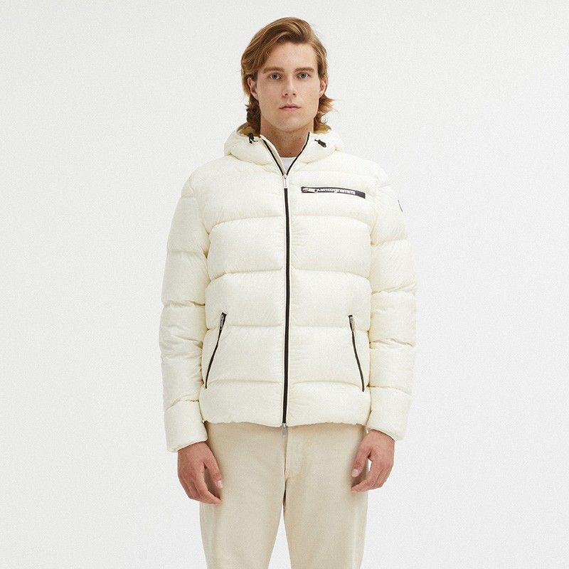 Centogrammi White Nylon Jacket - DEA STILOSA MILANO
