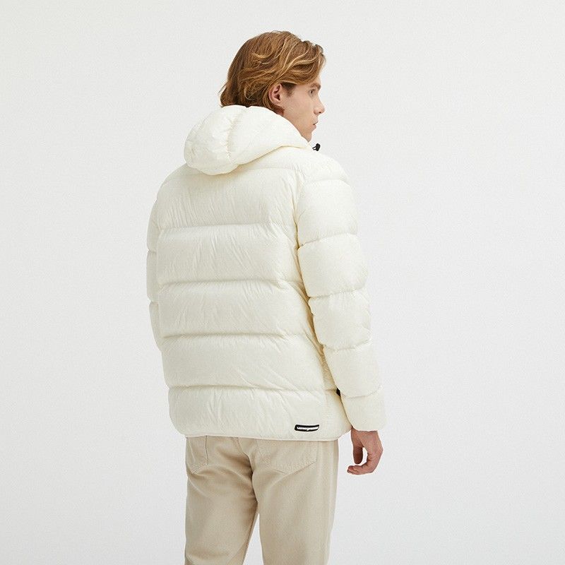 Centogrammi White Nylon Jacket - DEA STILOSA MILANO
