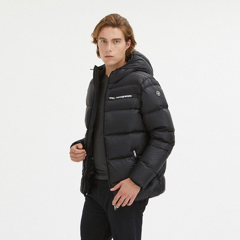 Centogrammi Black Nylon Jacket - DEA STILOSA MILANO