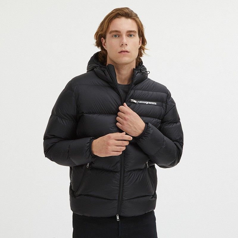 Centogrammi Black Nylon Jacket - DEA STILOSA MILANO