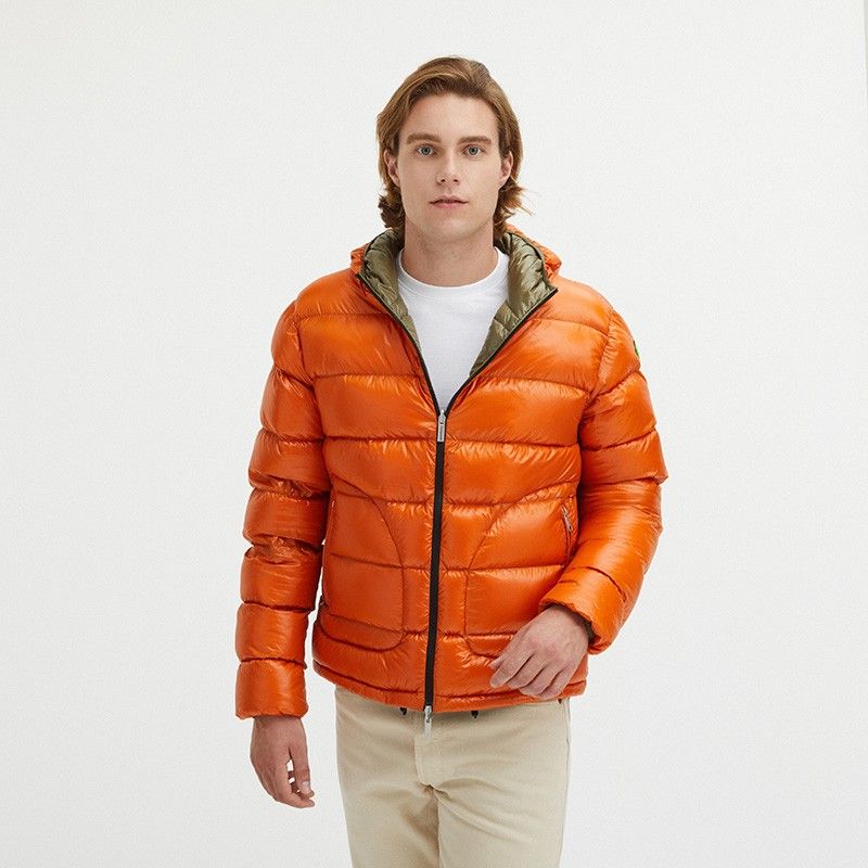 Centogrammi Orange Nylon Jacket - DEA STILOSA MILANO