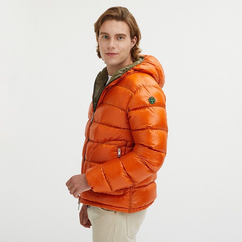Centogrammi Orange Nylon Jacket - DEA STILOSA MILANO