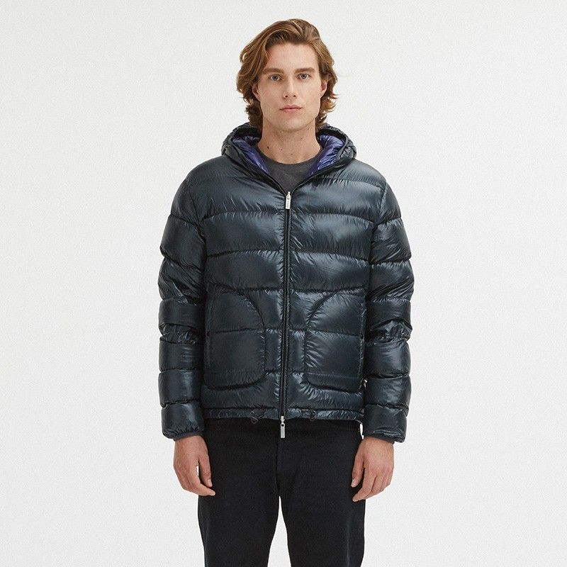 Centogrammi Blue Nylon Jacket - DEA STILOSA MILANO
