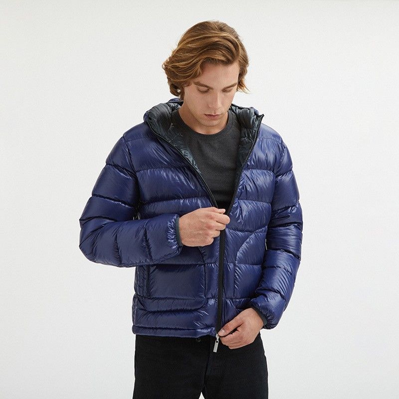 Centogrammi Blue Nylon Jacket - DEA STILOSA MILANO