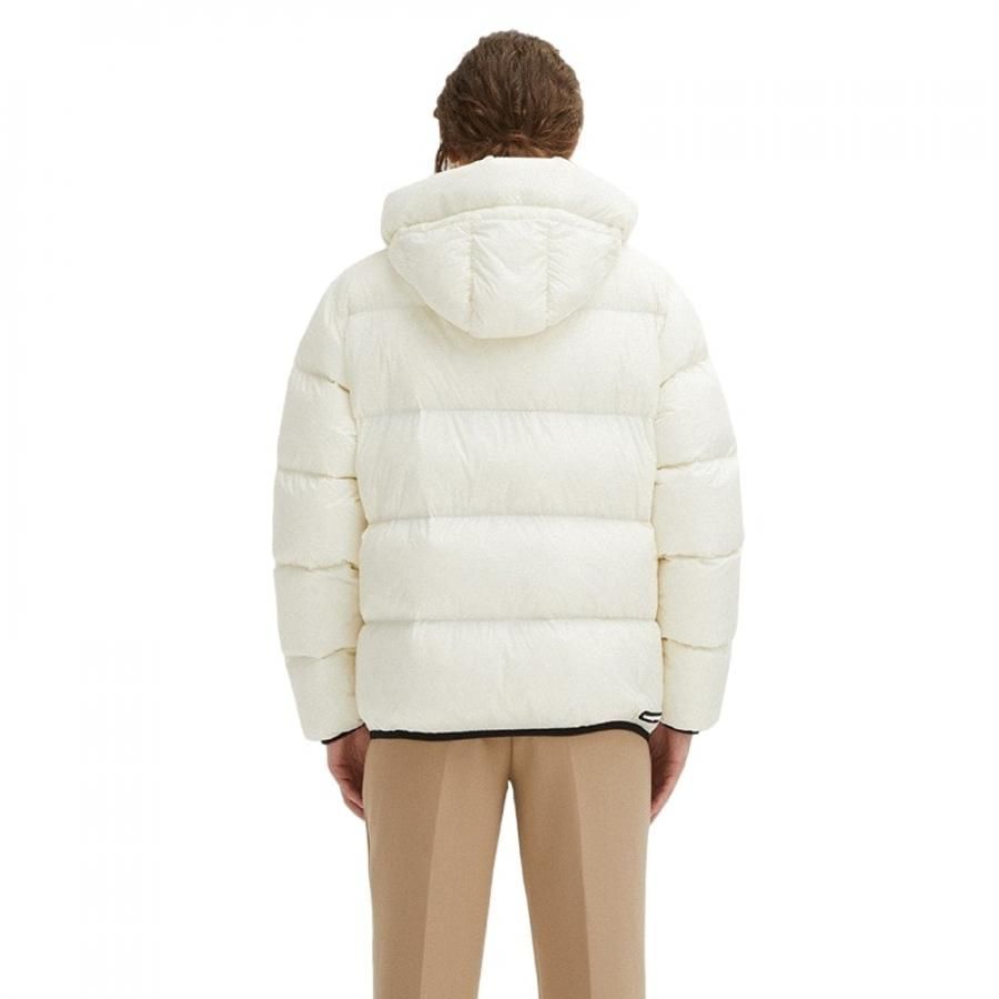 Centogrammi White Nylon Jackets & Coat - DEA STILOSA MILANO