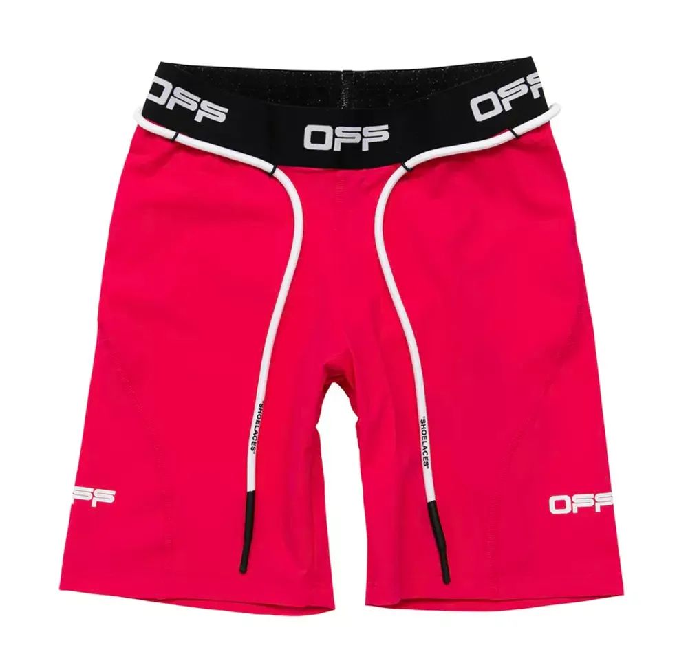 Off-White Pink Polyester Short - DEA STILOSA MILANO
