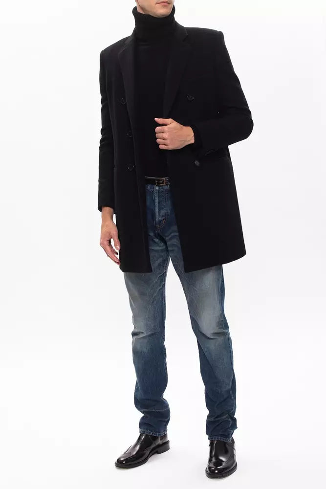 Saint Laurent Blue Cotton Jeans & Pant - DEA STILOSA MILANO