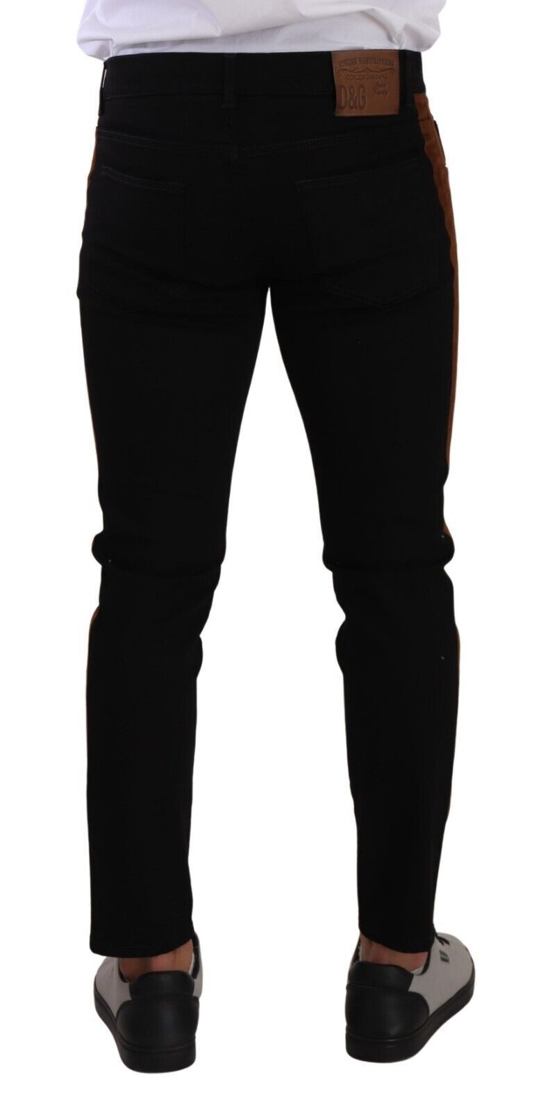 Dolce & Gabbana Black Cotton Stretch Skinny Denim Jeans - DEA STILOSA MILANO