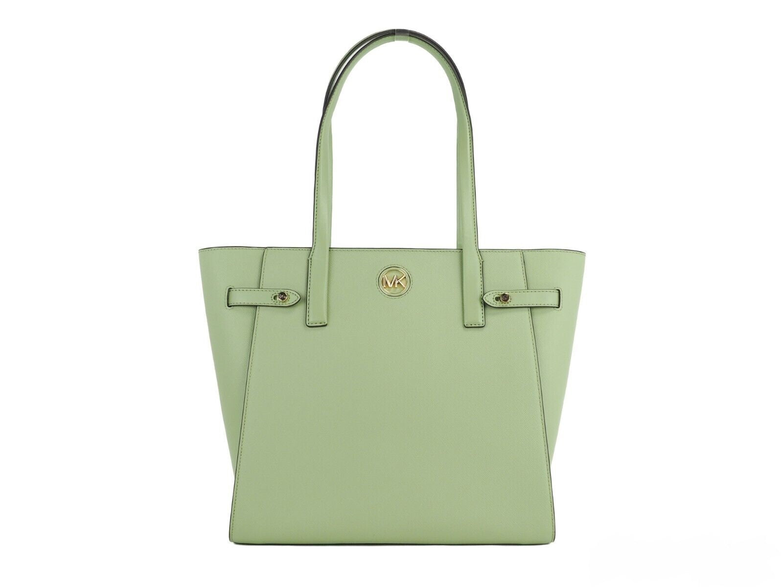 Michael Kors Carmen Large Light Sage Saffiano Leather North South Tote Handbag - DEA STILOSA MILANO