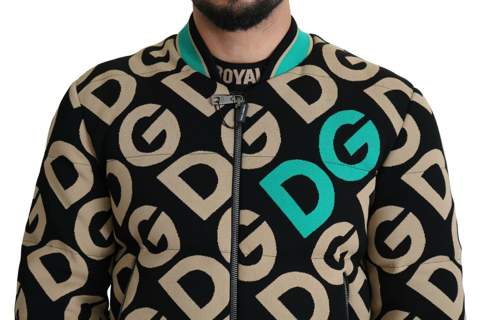 Dolce & Gabbana Multicolor DGMILLENNIALS Logo Print Jacket - DEA STILOSA MILANO