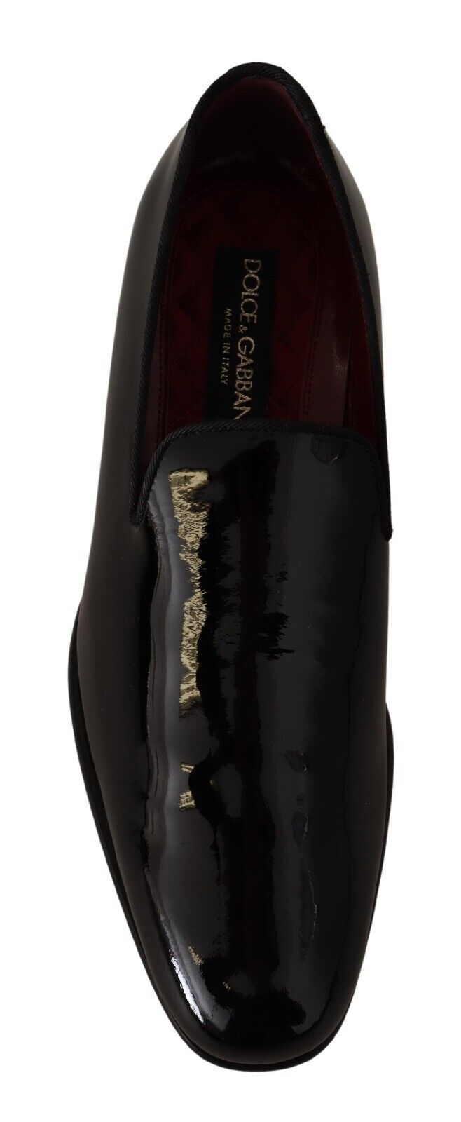 Dolce & Gabbana Black Patent Leather Formal Loafers Dress Shoes - DEA STILOSA MILANO