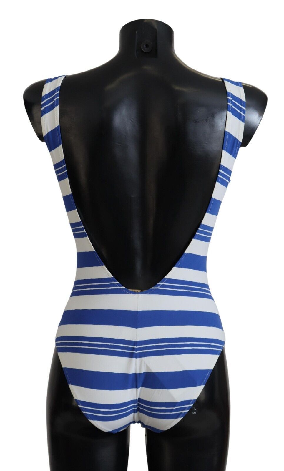 Dolce & Gabbana Blue Striped One Piece Women Beachwear Bikini - DEA STILOSA MILANO
