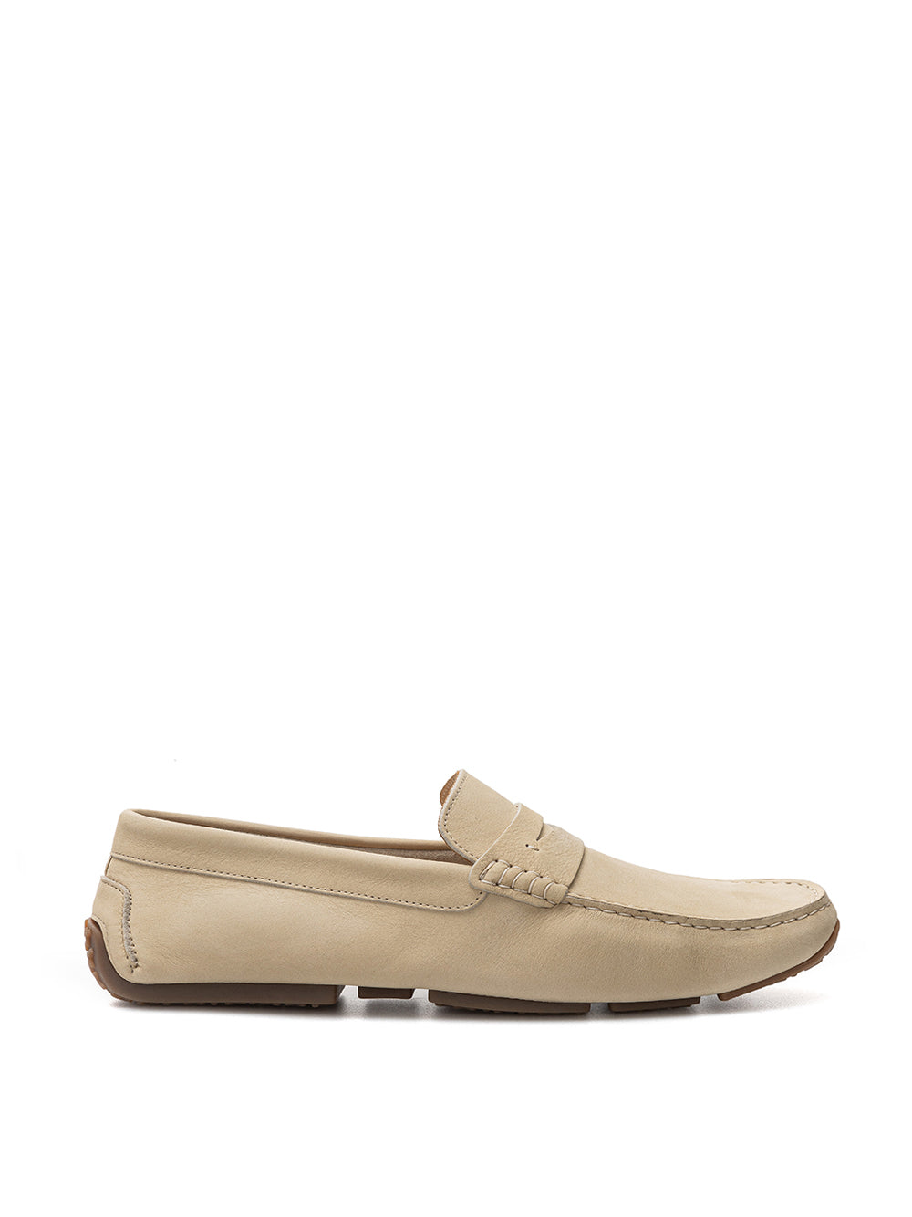 Bally Beige Penny Loafer in Suede - DEA STILOSA MILANO