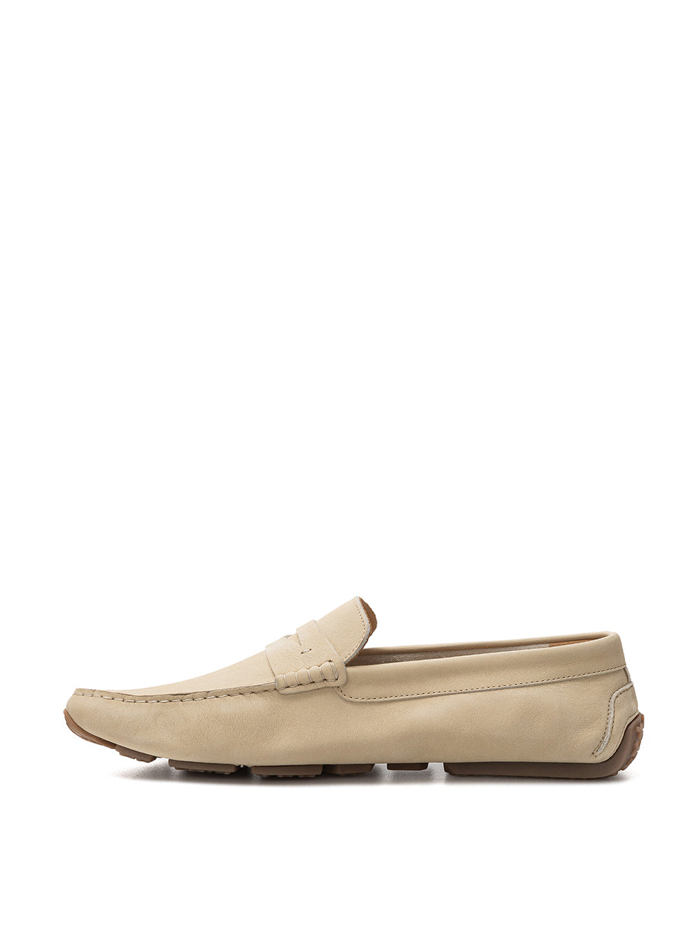 Bally Beige Penny Loafer in Suede - DEA STILOSA MILANO