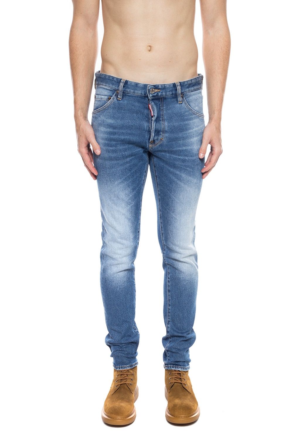 Dsquared² Blue Cotton Jeans & Pant - DEA STILOSA MILANO