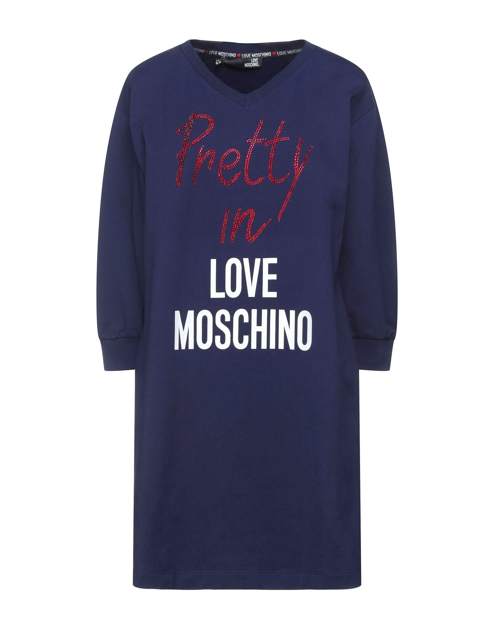 Love Moschino Blue Cotton Dress - DEA STILOSA MILANO