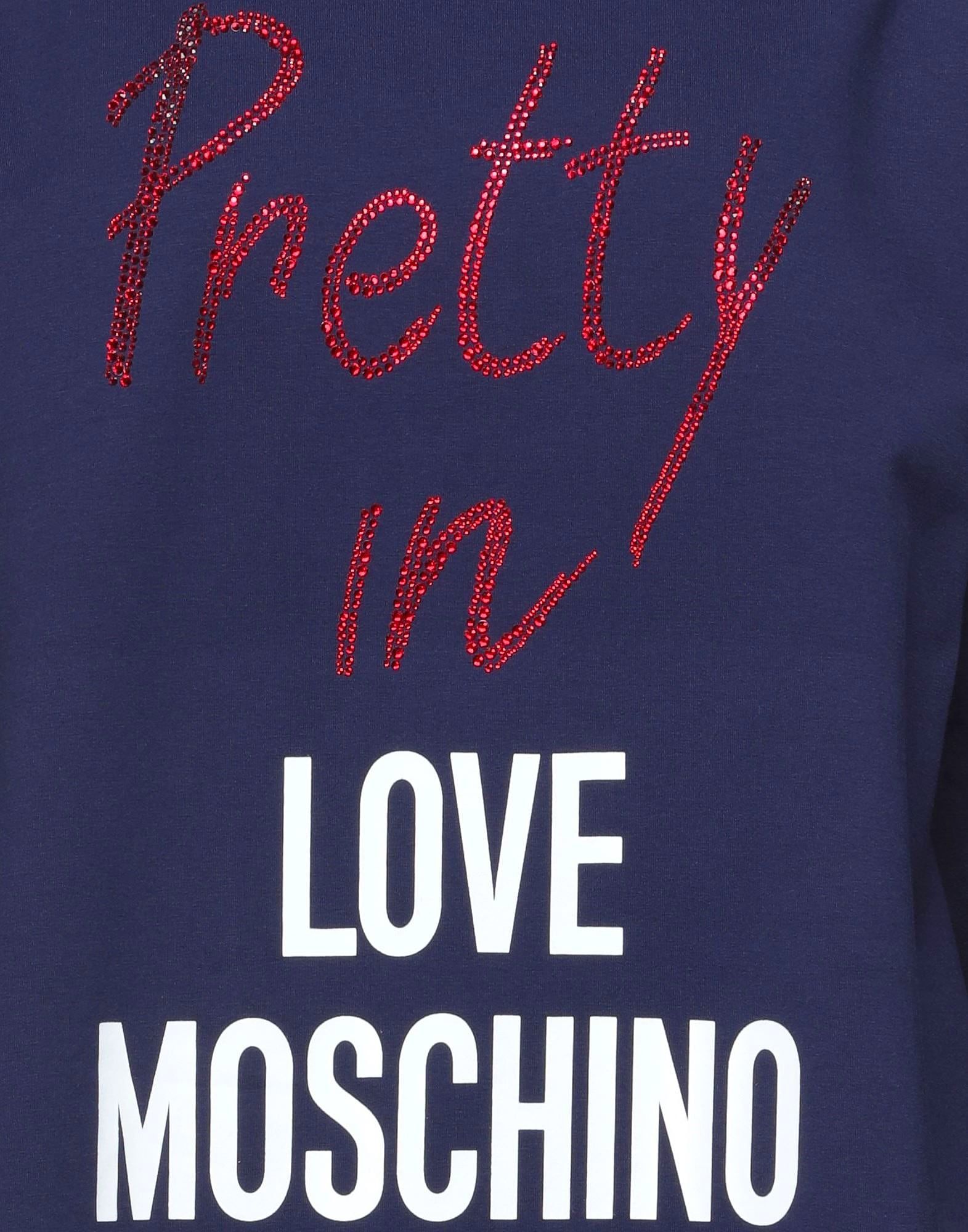 Love Moschino Blue Cotton Dress - DEA STILOSA MILANO