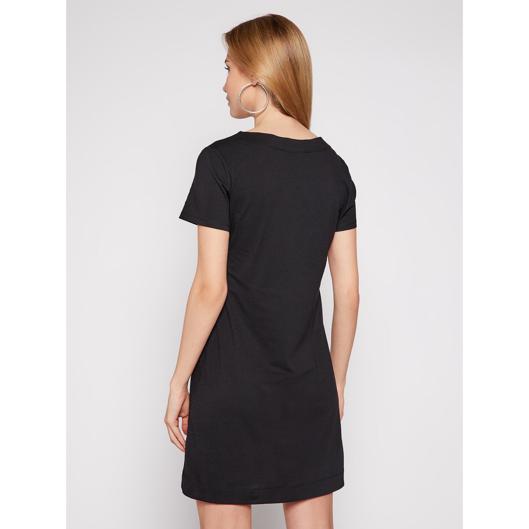 Love Moschino Black Cotton Dress - DEA STILOSA MILANO