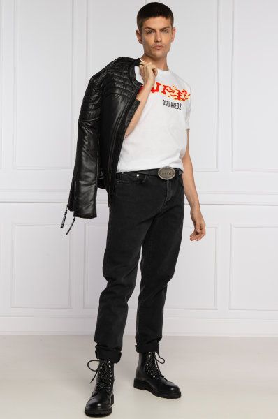 Dsquared² White Cotton T-Shirt - DEA STILOSA MILANO