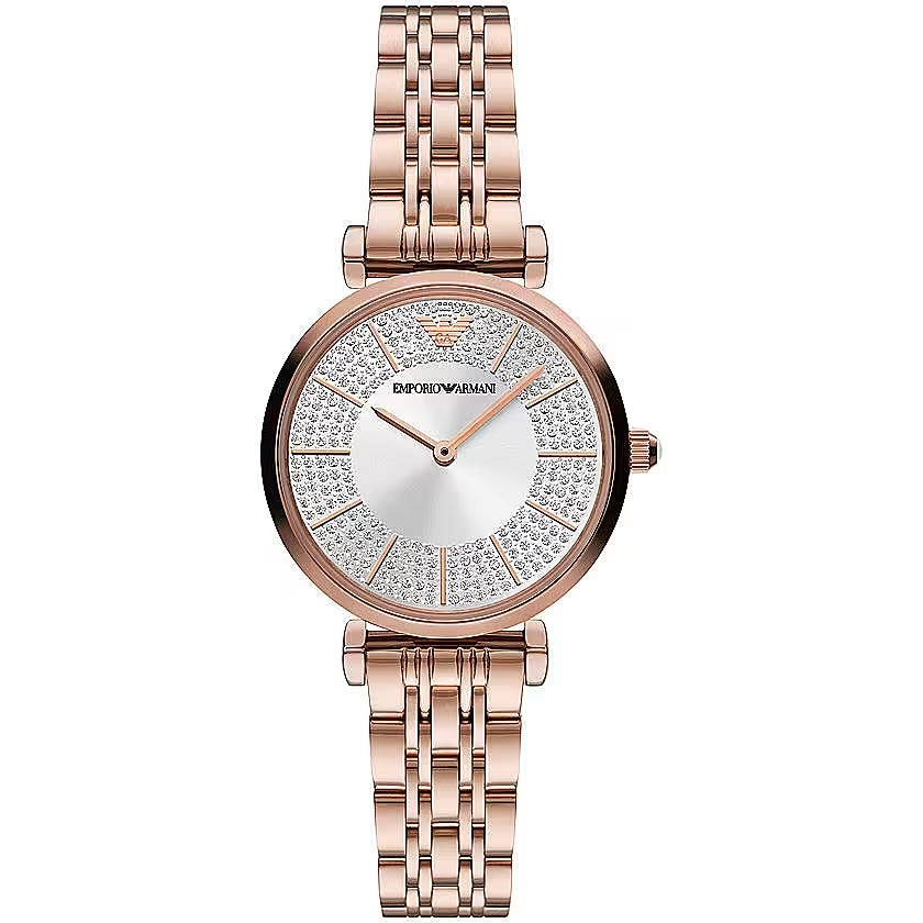 Emporio Armani Bronze Steel Quartz Watch - DEA STILOSA MILANO