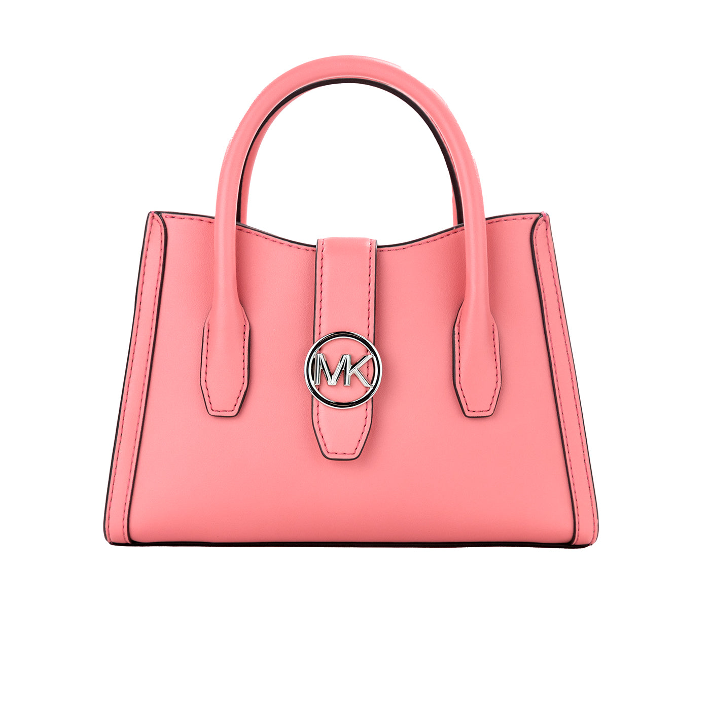 Michael Kors Gabby Small Tea Rose Faux Leather Top Zip Satchel Crossbody Bag - DEA STILOSA MILANO