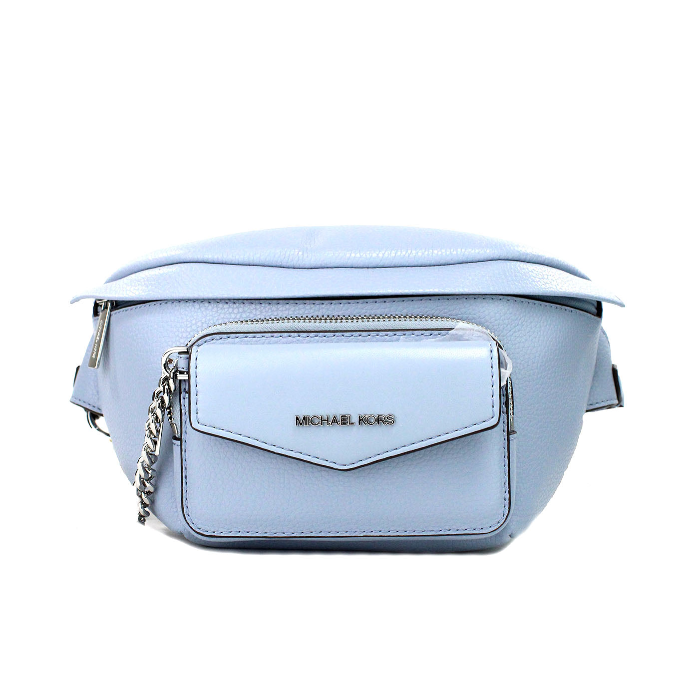 Michael Kors Maisie Large Pale Blue 2-n-1 Waistpack Card Case Fanny Pack Bag - DEA STILOSA MILANO