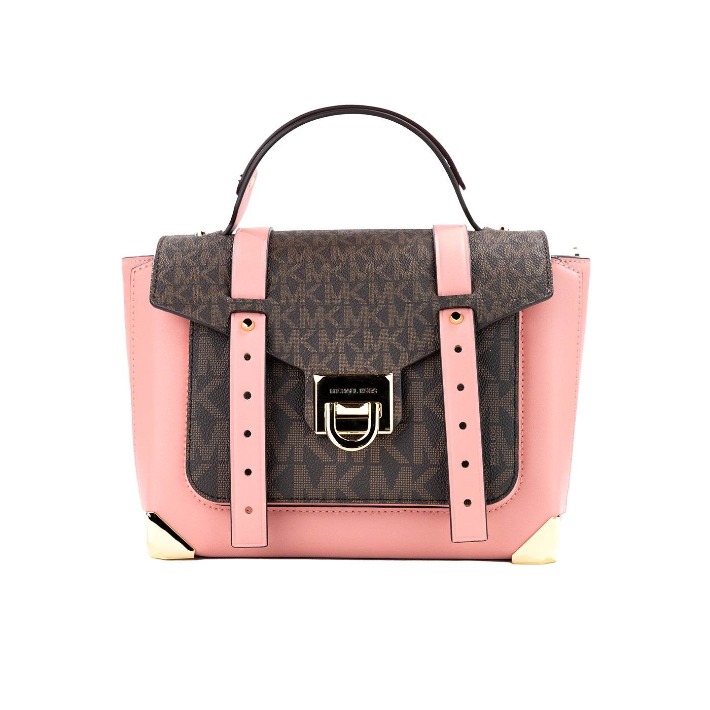 Michael Kors Manhattan Medium Primrose PVC Top Handle Satchel Bag Purse - DEA STILOSA MILANO