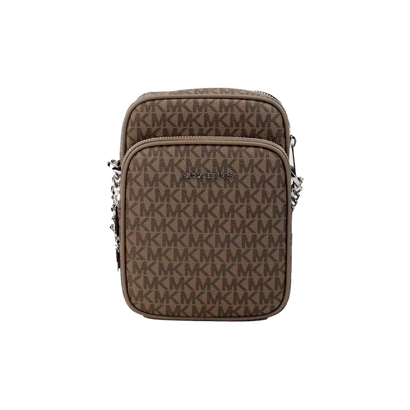 Michael Kors Jet Set Dusk PVC Flight Leather North South Chain Crossbody Bag - DEA STILOSA MILANO