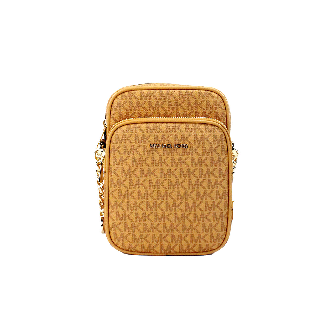 Michael Kors Jet Set Cider PVC Flight Leather North South Chain Crossbody Bag - DEA STILOSA MILANO