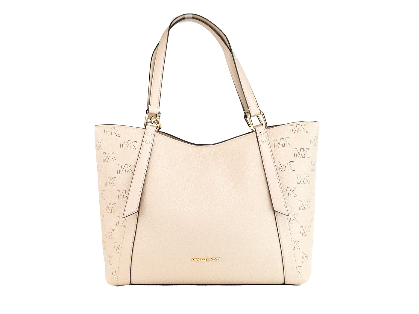 Michael Kors Arlo Large Buff Pebbled Leather Shoulder Tomb Grab Tote Purse Bag - DEA STILOSA MILANO