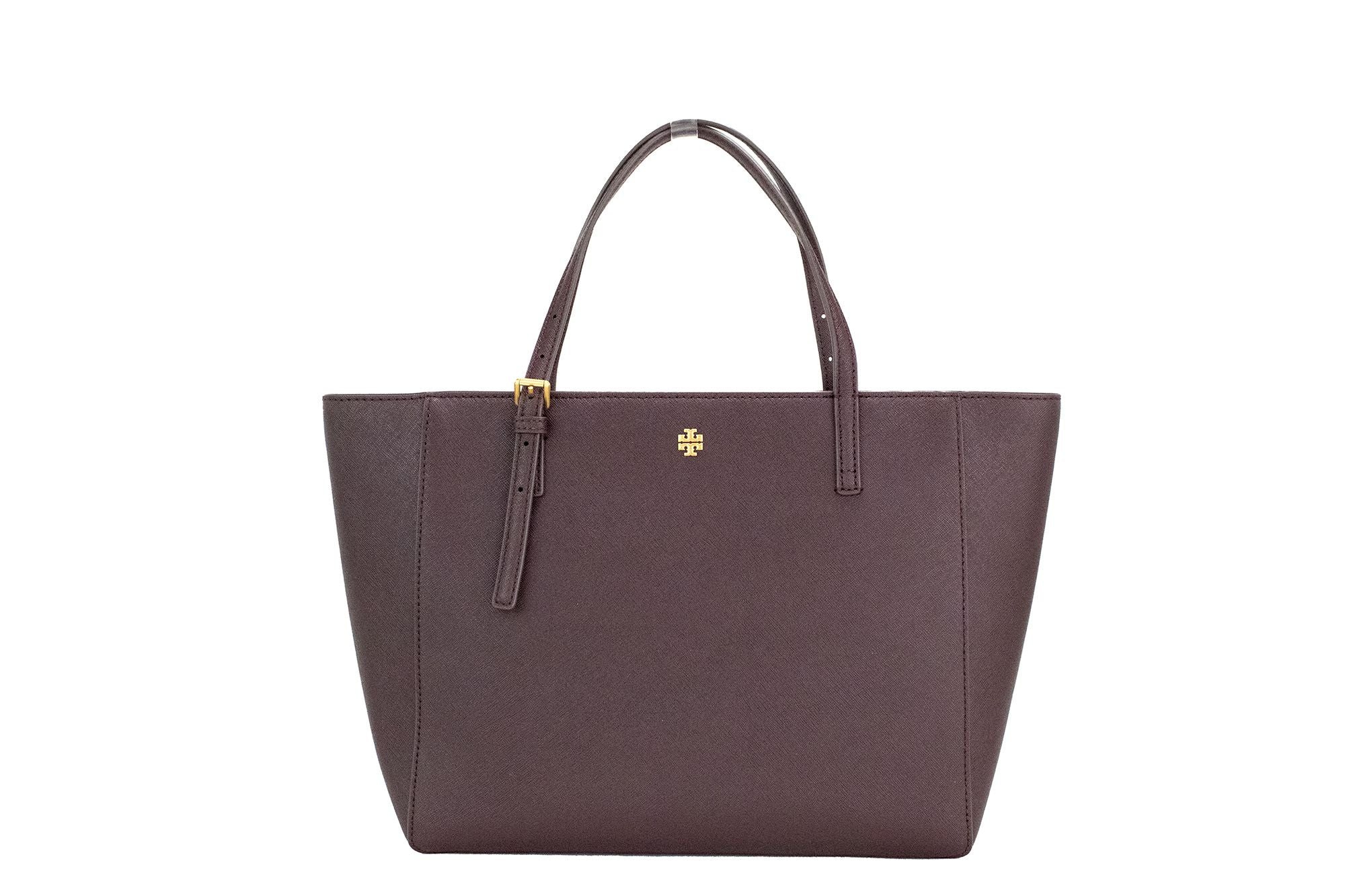 Tory Burch Emerson Small Tempranillo Saffiano Leather Tote Handbag - DEA STILOSA MILANO