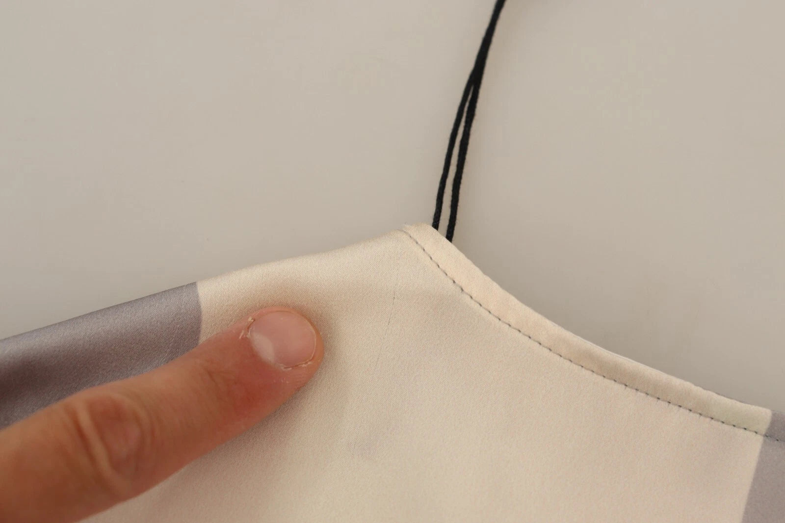 Fabiana Filippi Multicolor Silk Long Sleeves Round Neck Top Blouse