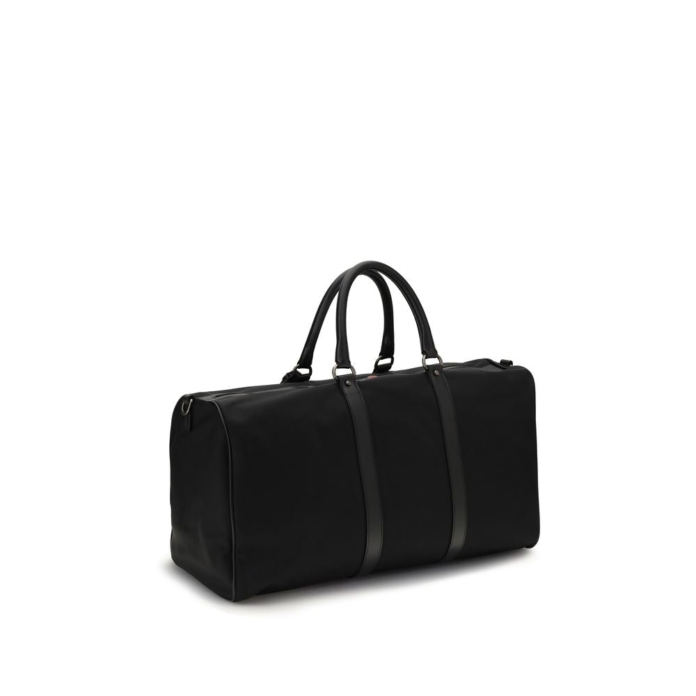 Kiton Black Nylon Luggage And Travel