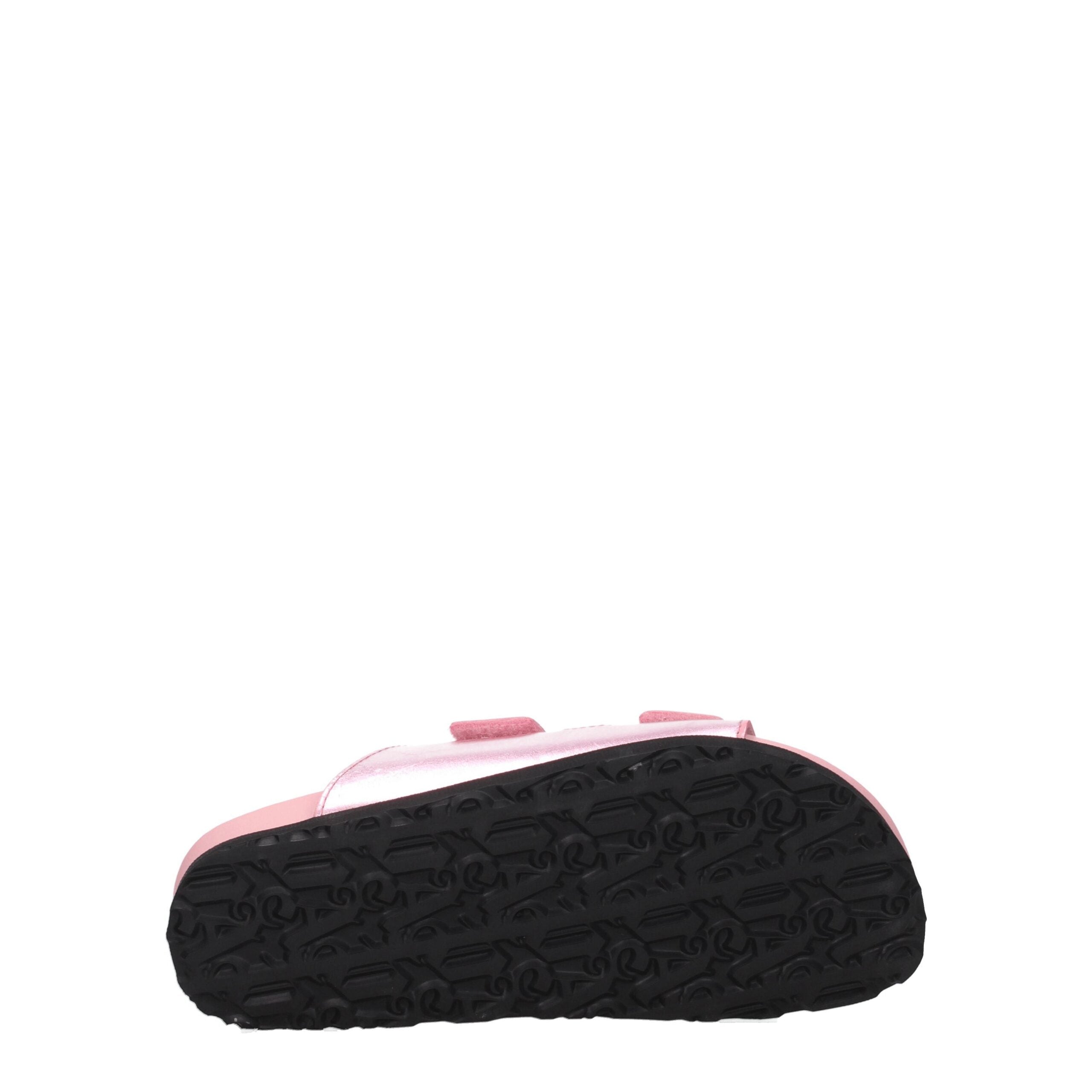 Palm Angels Pink Leather Slippers