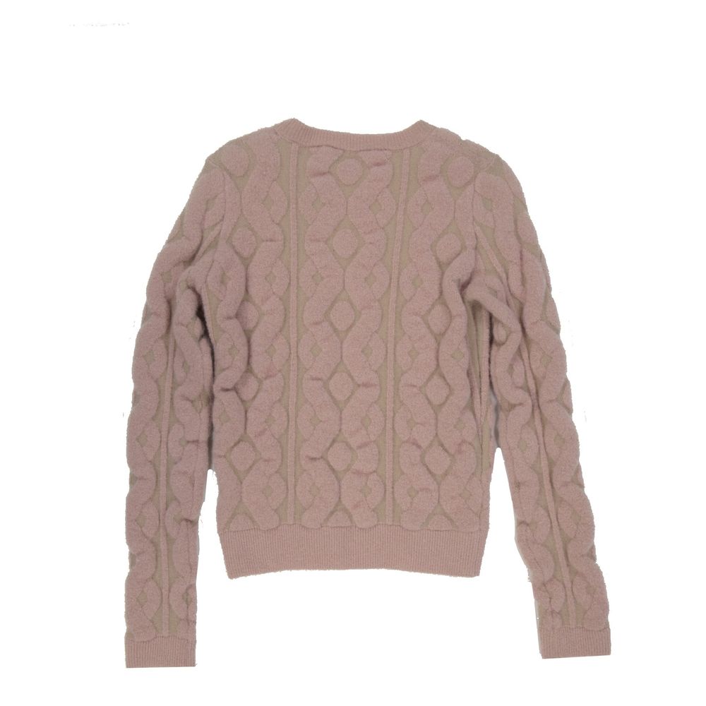 Experience the allure of the Blumarine Multicolor Mohair Sweatshirt, a blend of mohair and wool that embodies artisanal luxury and timeless elegance.