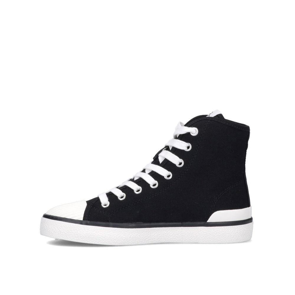 Isabel Marant Black Canvas High Top Sneakers
