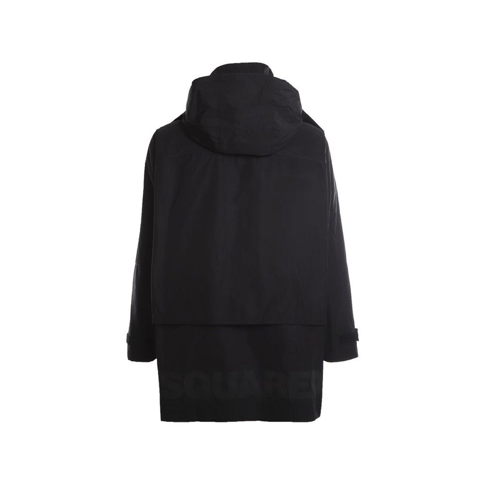 Dsquared² Black Nylon Shell Jacket