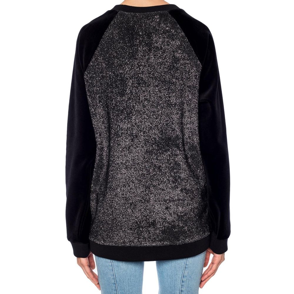 Balmain Black Elastane Sweatshirt