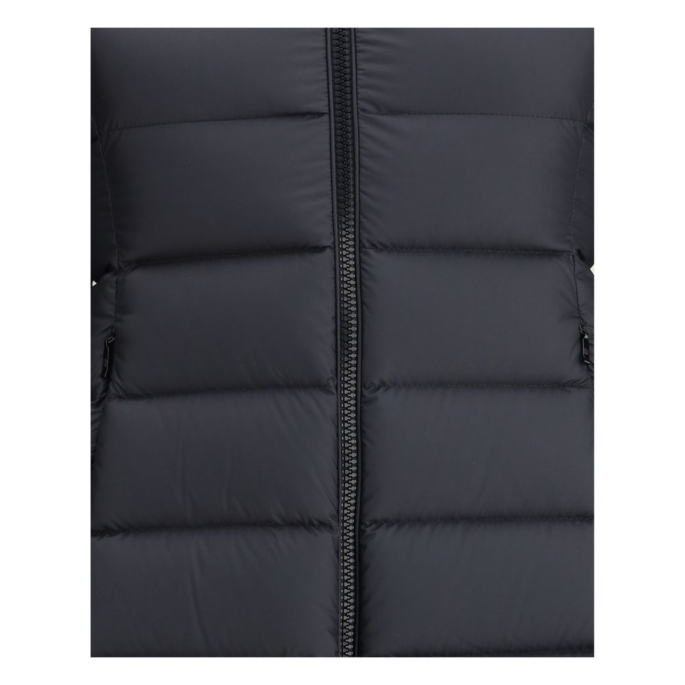 Moncler Black Polyester Coat
