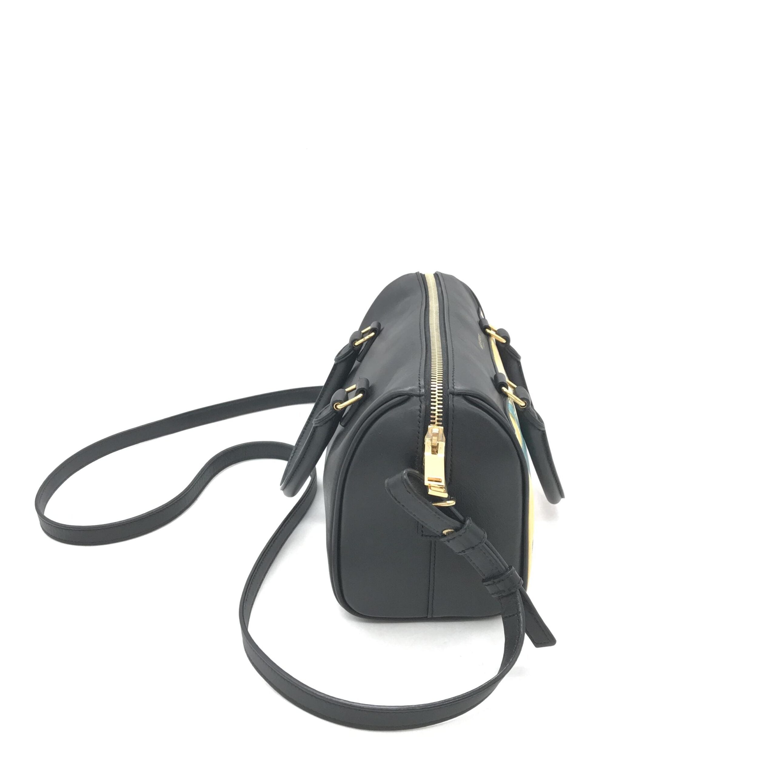 Saint Laurent Baby Duffle Colorful Printed Leather Bag