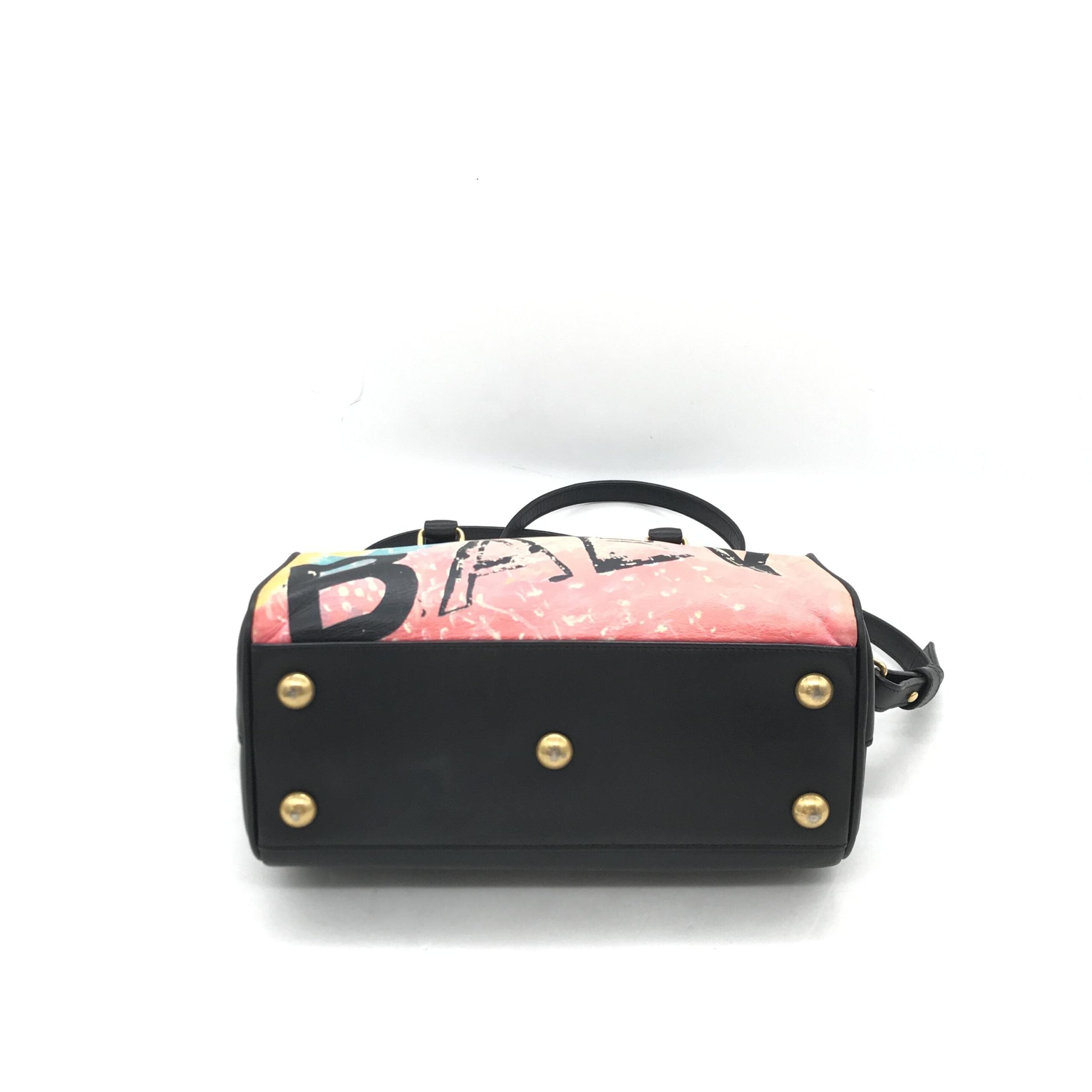 Saint Laurent Baby Duffle Colorful Printed Leather Bag